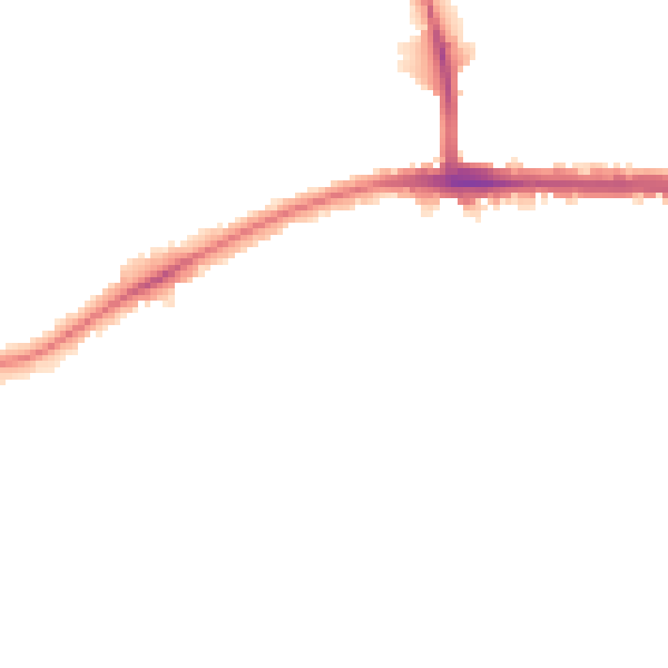 Night-time road noise heatmap for TW10 5BP