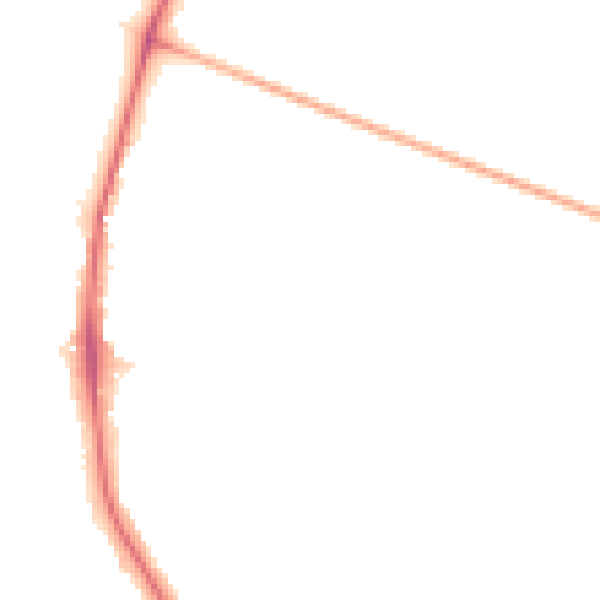 Night-time road noise heatmap for TW10 5HE
