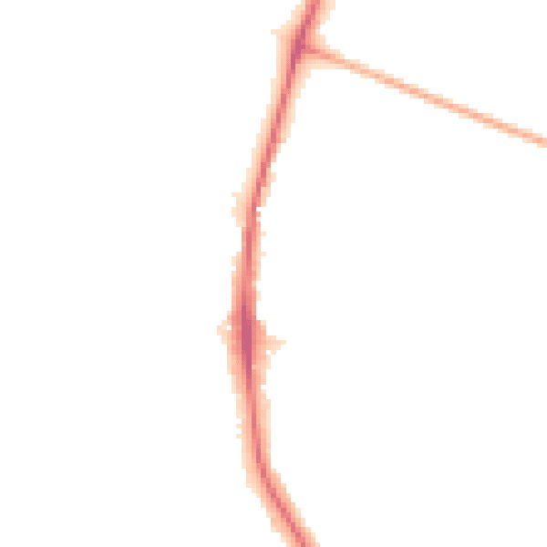 Night-time road noise heatmap for TW10 5LJ
