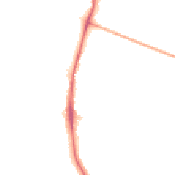 Night-time road noise heatmap for TW10 5LL