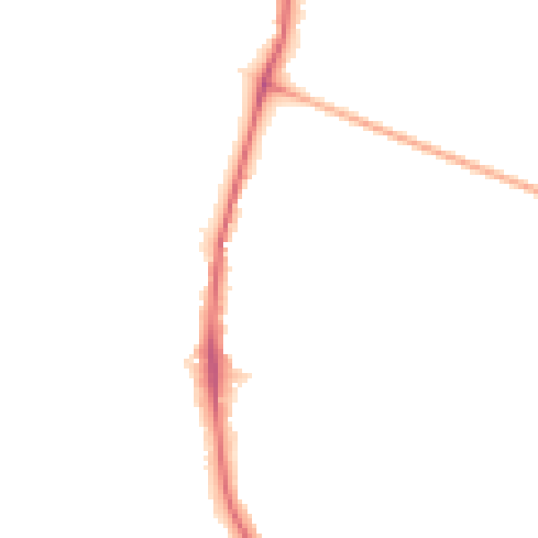 Night-time road noise heatmap for TW10 5LN