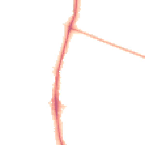 Night-time road noise heatmap for TW10 5LW