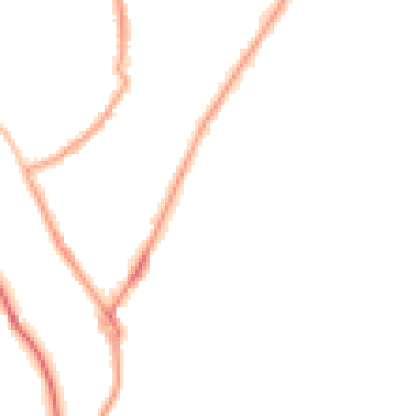 Night-time road noise heatmap for TW10 6JQ