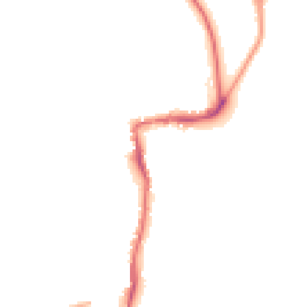 Night-time road noise heatmap for TW10 7BF