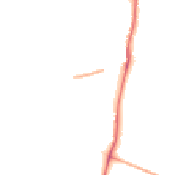 Night-time road noise heatmap for TW10 7BU