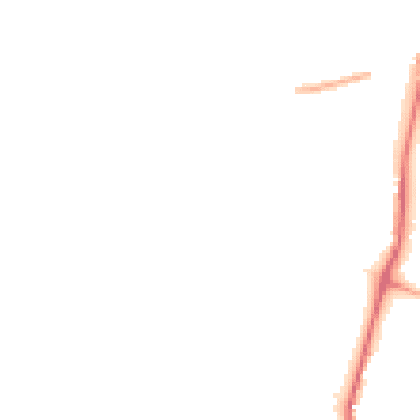 Night-time road noise heatmap for TW10 7HU