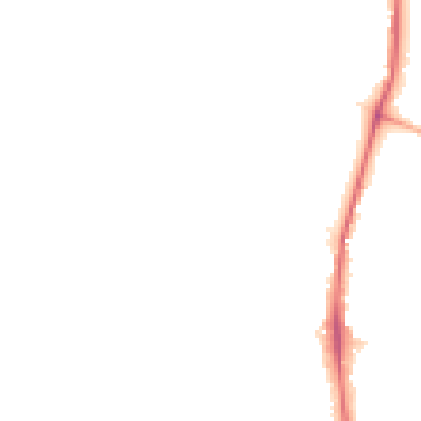 Night-time road noise heatmap for TW10 7LS
