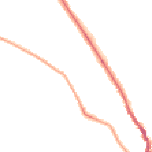 Night-time road noise heatmap for TW11 0BU