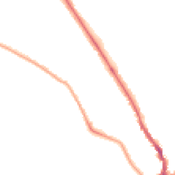 Night-time road noise heatmap for TW11 0BX