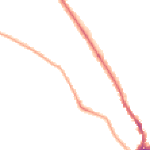 Night-time road noise heatmap for TW11 0BY