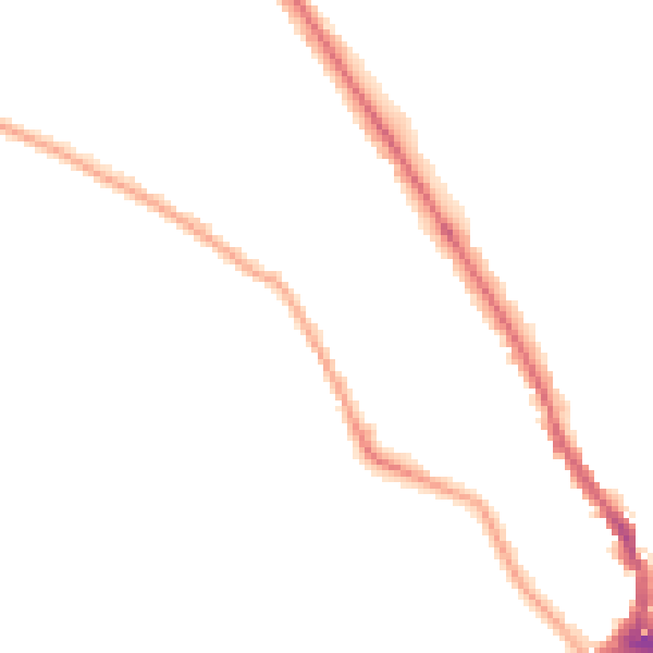 Night-time road noise heatmap for TW11 0BZ