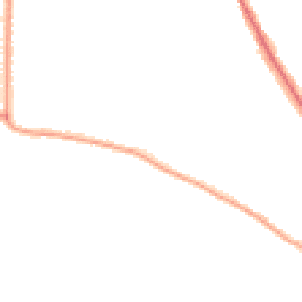 Night-time road noise heatmap for TW11 0DQ