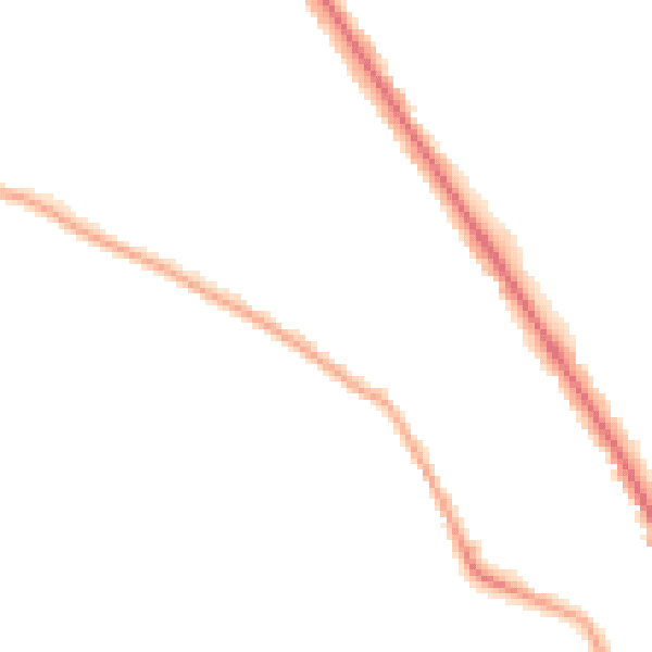 Night-time road noise heatmap for TW11 0DY