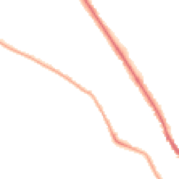 Night-time road noise heatmap for TW11 0EE