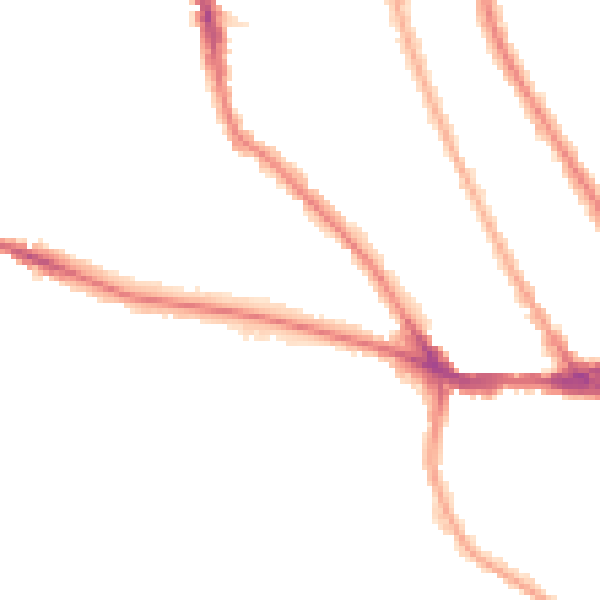 Night-time road noise heatmap for TW11 0JT