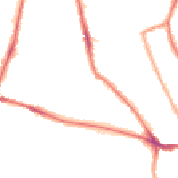 Night-time road noise heatmap for TW11 0PS
