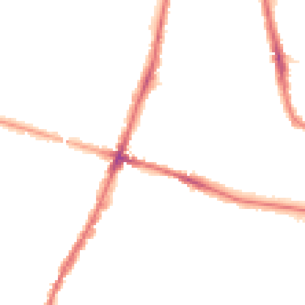 Night-time road noise heatmap for TW11 0QG