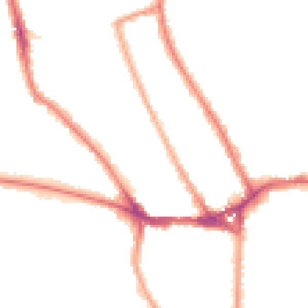 Night-time road noise heatmap for TW11 8PR