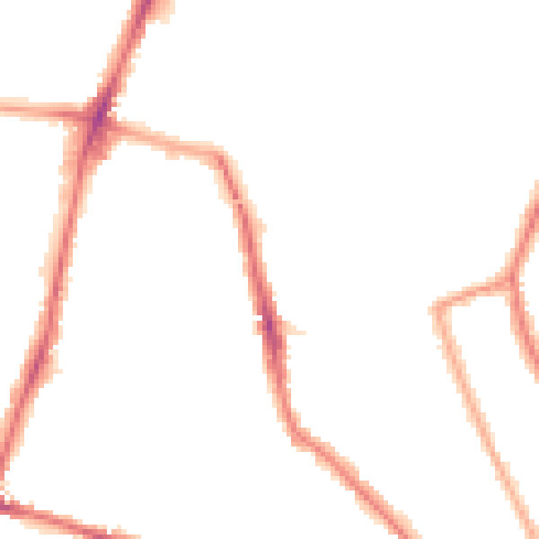 Night-time road noise heatmap for TW11 8UQ