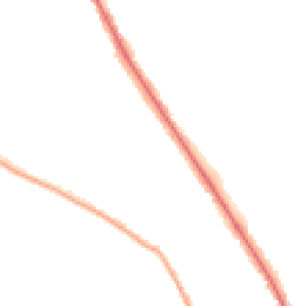 Night-time road noise heatmap for TW11 9DQ