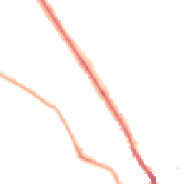 Night-time road noise heatmap for TW11 9DS