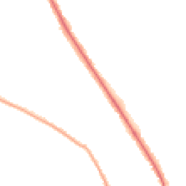 Night-time road noise heatmap for TW11 9JG