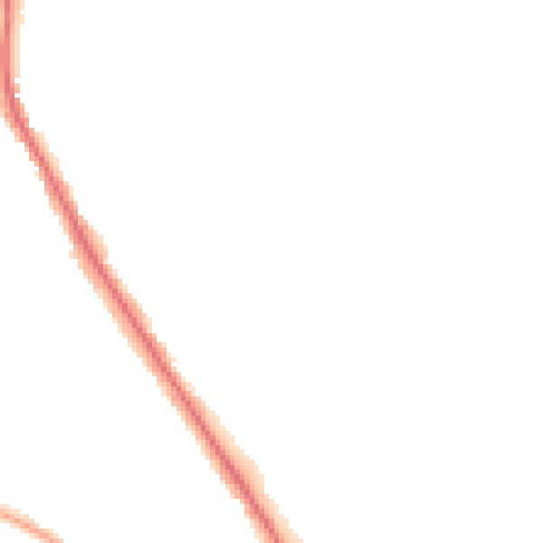 Night-time road noise heatmap for TW11 9LN