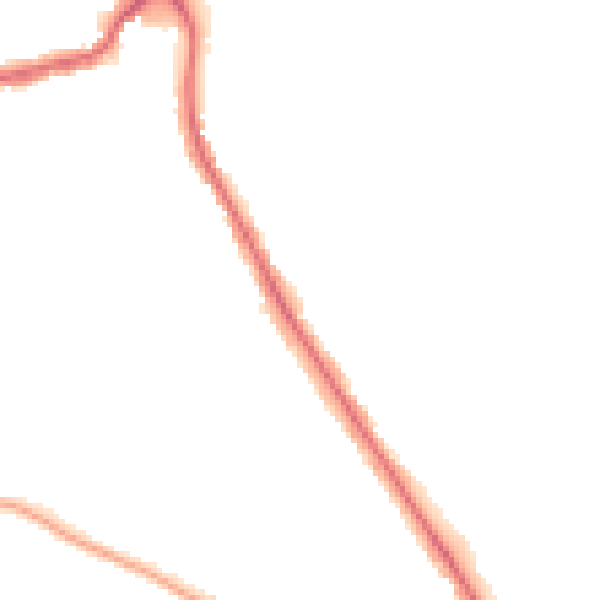 Night-time road noise heatmap for TW11 9PB