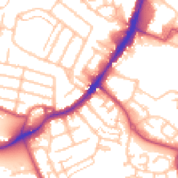 Daytime road noise heatmap for TW13 4DX