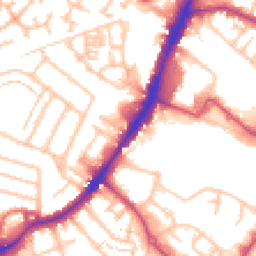 Daytime road noise heatmap for TW13 4EX