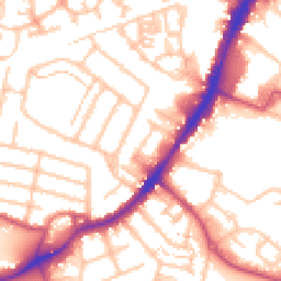 Daytime road noise heatmap for TW13 4FE