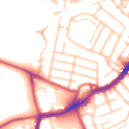 Daytime road noise heatmap for TW13 4LF