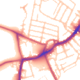 Daytime road noise heatmap for TW13 4LU