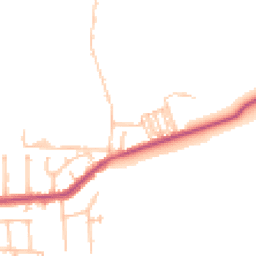 Daytime road noise heatmap for TW13 4RY