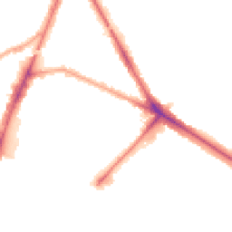 Night-time road noise heatmap for TW13 5AZ