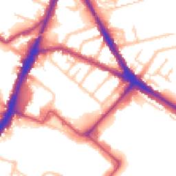 Daytime road noise heatmap for TW13 5BG
