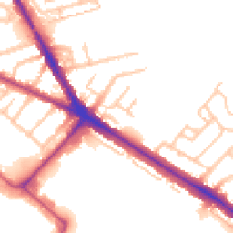 Daytime road noise heatmap for TW13 5DX