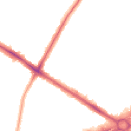 Night-time road noise heatmap for TW13 5LE