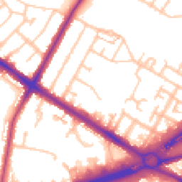 Daytime road noise heatmap for TW13 5LQ