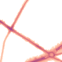 Night-time road noise heatmap for TW13 5LQ