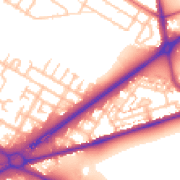 Daytime road noise heatmap for TW13 5QY