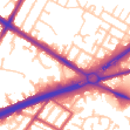 Daytime road noise heatmap for TW13 6BE