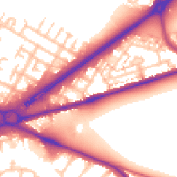 Daytime road noise heatmap for TW13 6HH