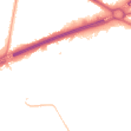 Night-time road noise heatmap for TW13 6PG