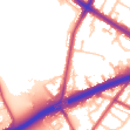Daytime road noise heatmap for TW13 6QA