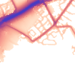 Daytime road noise heatmap for TW13 6SU