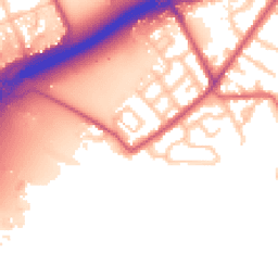 Daytime road noise heatmap for TW13 6SX