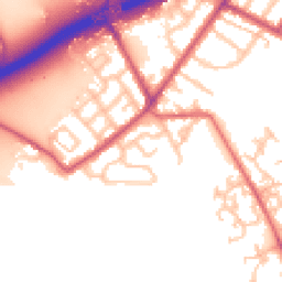 Daytime road noise heatmap for TW13 6UJ