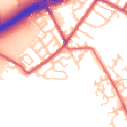 Daytime road noise heatmap for TW13 6UL