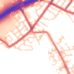Daytime road noise heatmap for TW13 6UR
